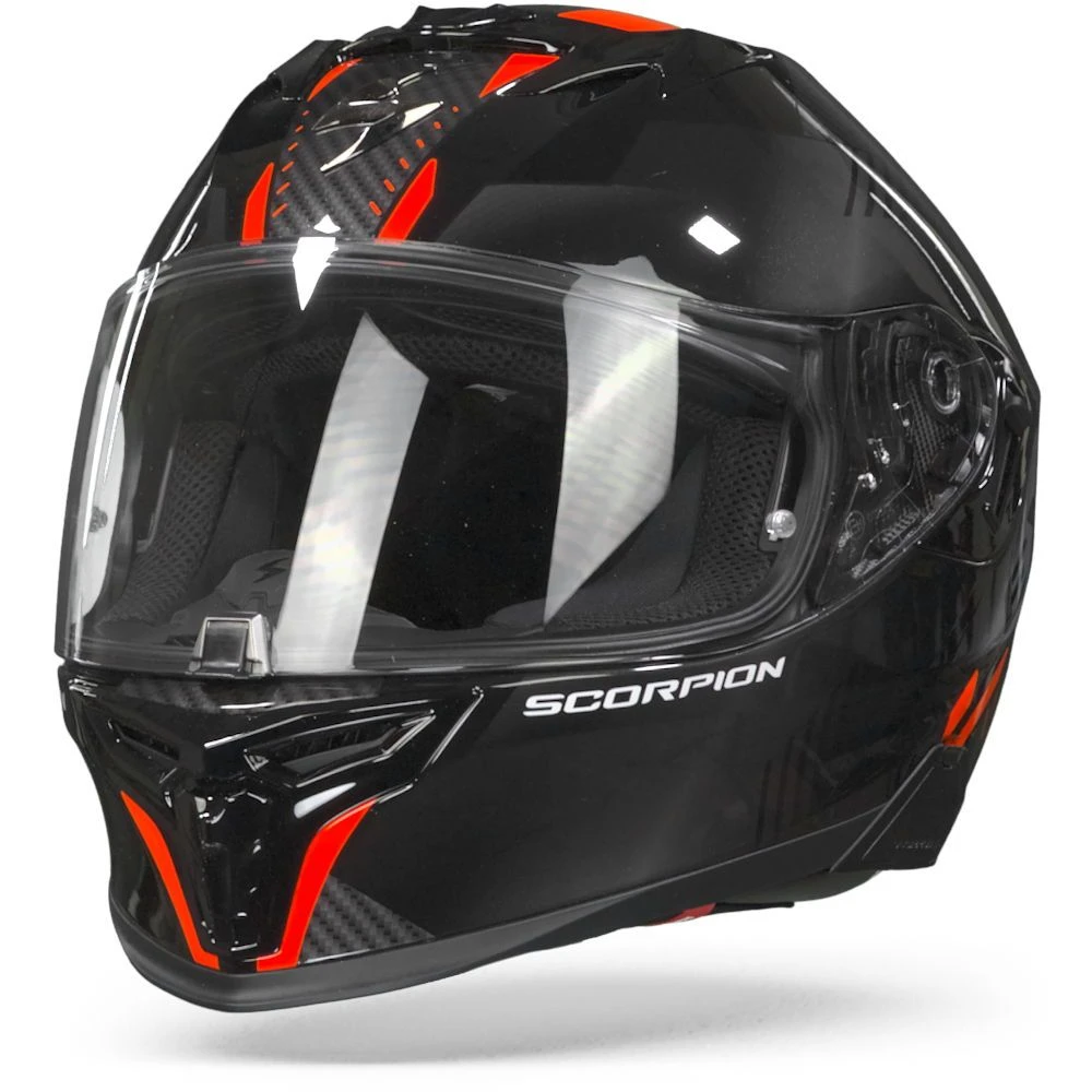 Scorpion EXO-520 Air Laten Black Red Full Face Helmet