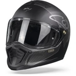 Scorpion EXO-HX1 Taktic Matt Black Silver Full Face Helmet